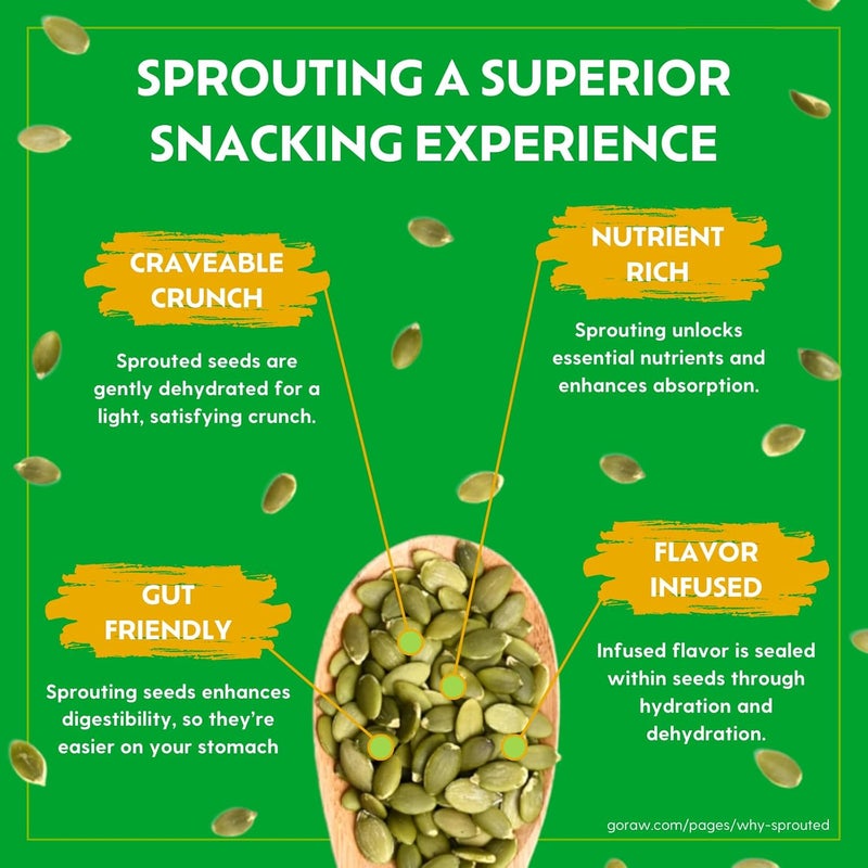 Go Raw Organic Sprouted Sunflower Seeds, 14 oz, Sea Salted, Keto, Kosher, Superfood - Image 4